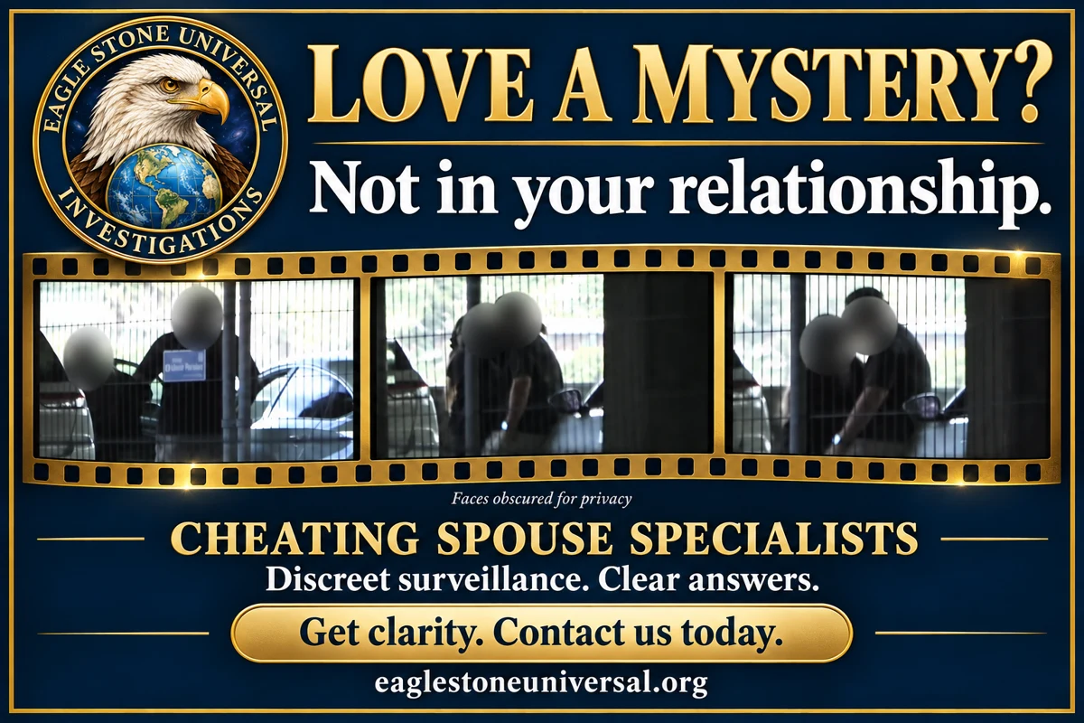 Eagle Stone relationship investigation campaign: Love a mystery? Not in your relationship.